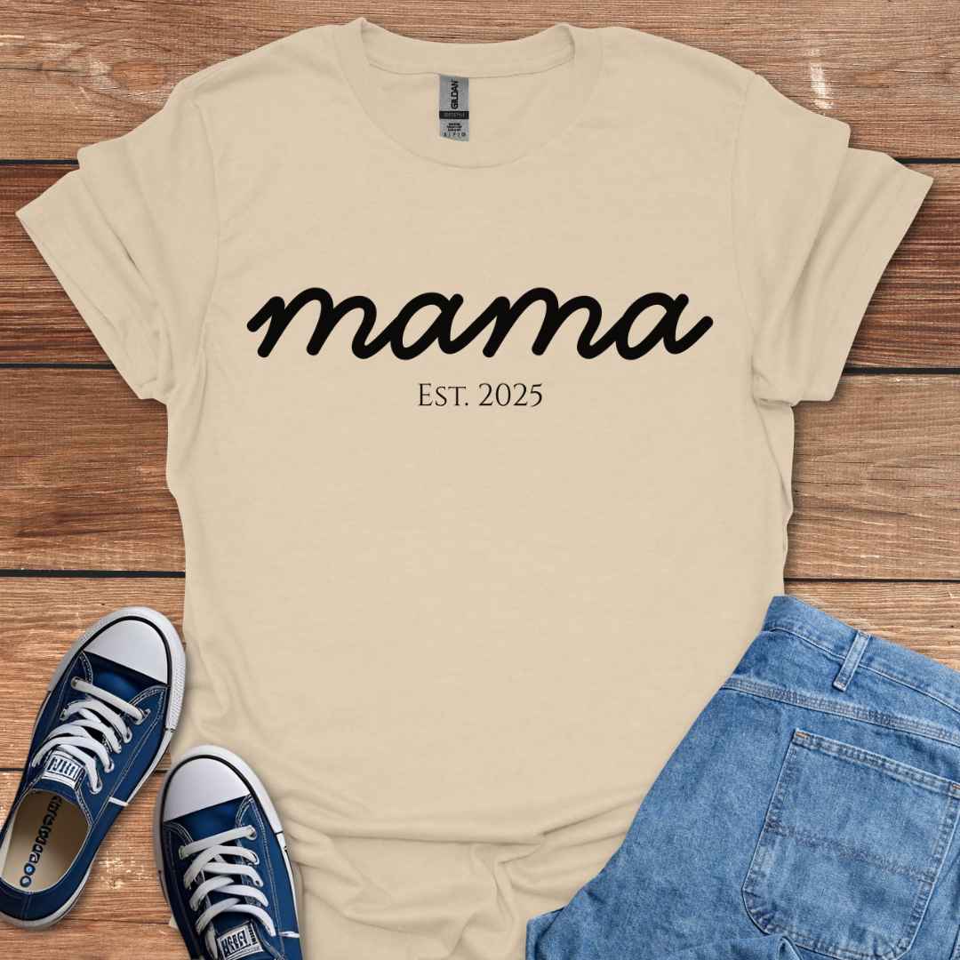 Mama Est. 2025 Graphic T-Shirt