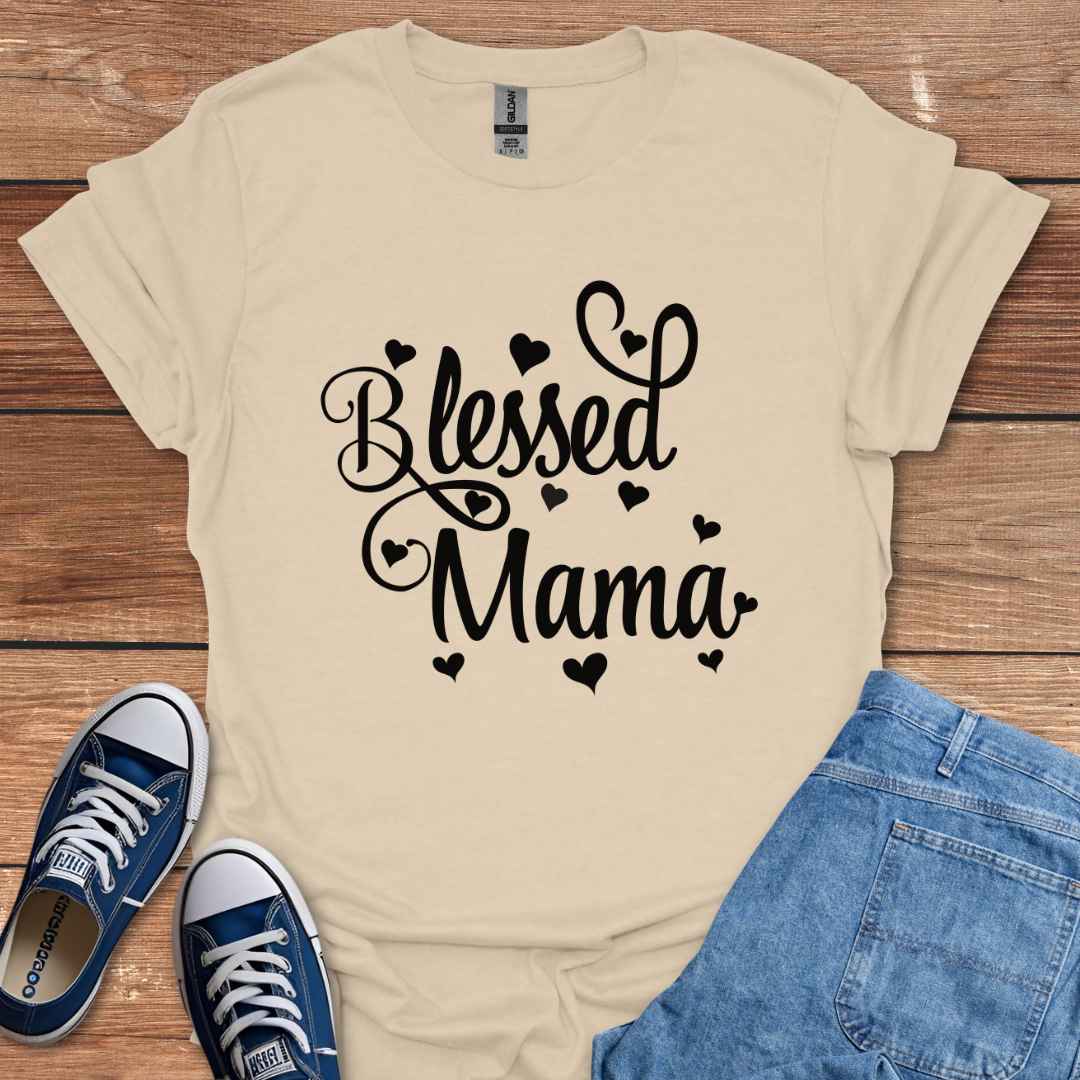 Blessed Mama Graphic T-Shirt