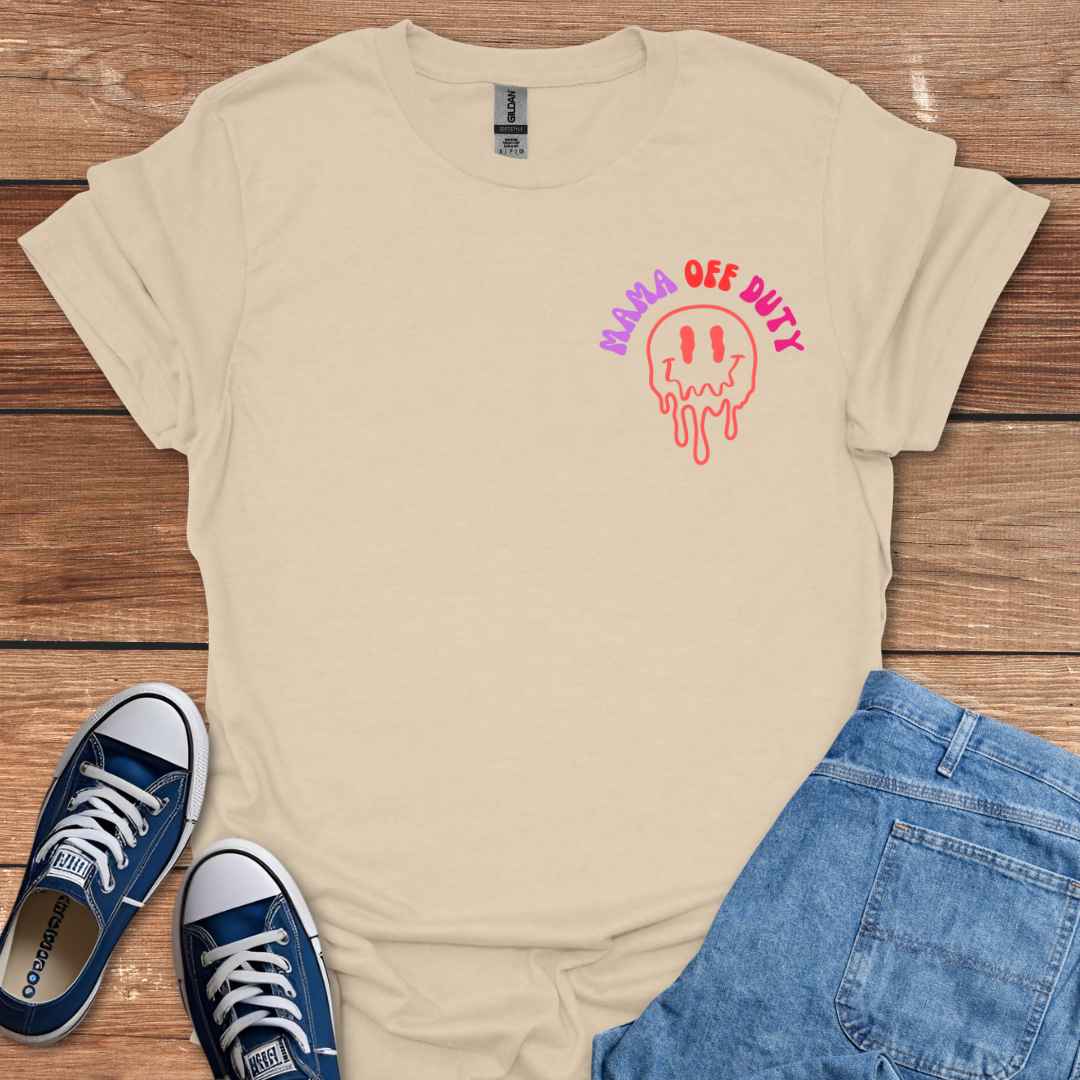 Mama Off Duty T-Shirt, Crest