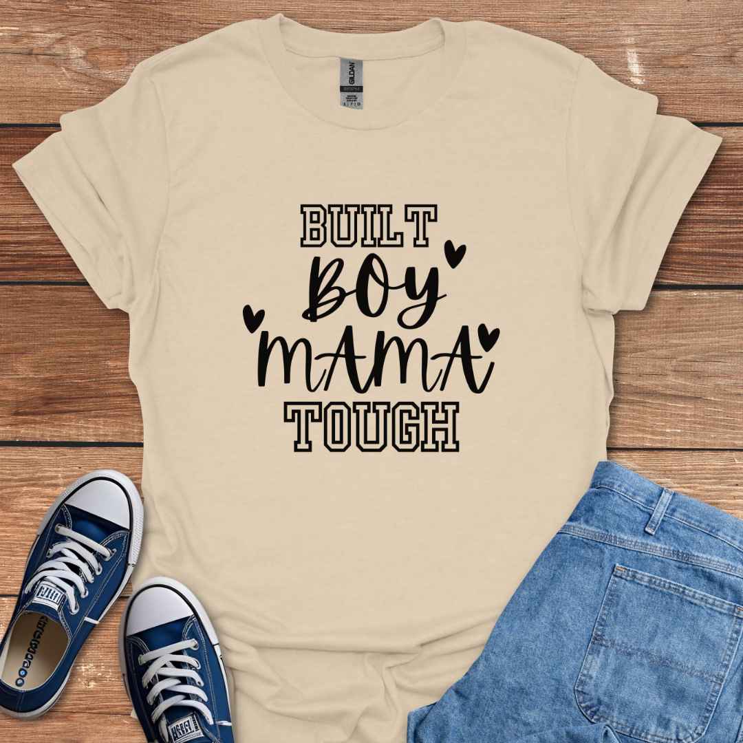 Built Boy Mama Tough Graphic T-Shirt