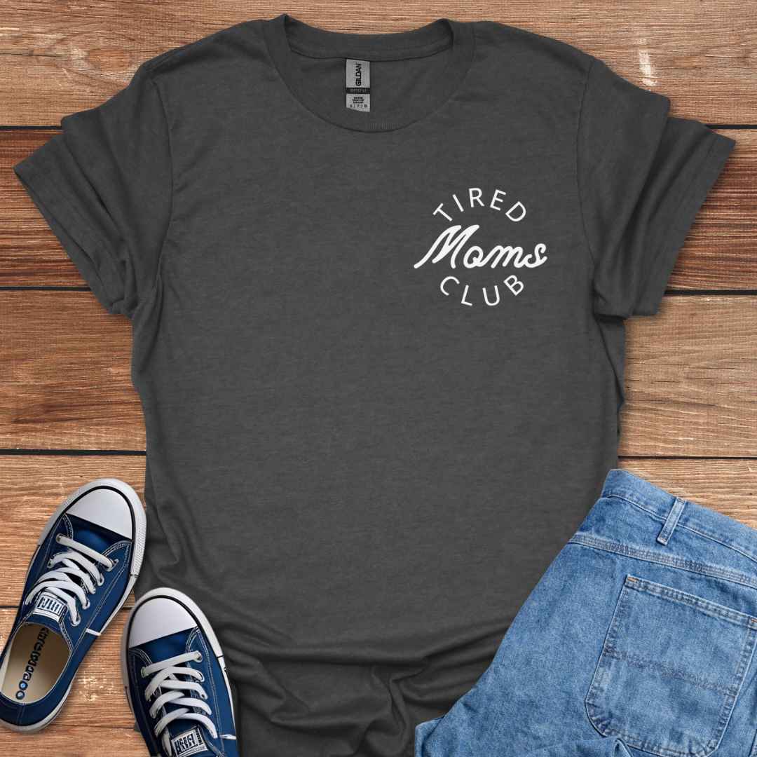 Tired Moms Club Crest T-Shirt