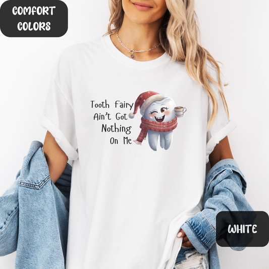 Dental Christmas T-Shirt, Xmas Teeth Tee, Dental Hygienist Shirt, Holiday Dentist Tshirt, Dental Assistant Gift, Dental School, Smiley Teeth Christmas Tee