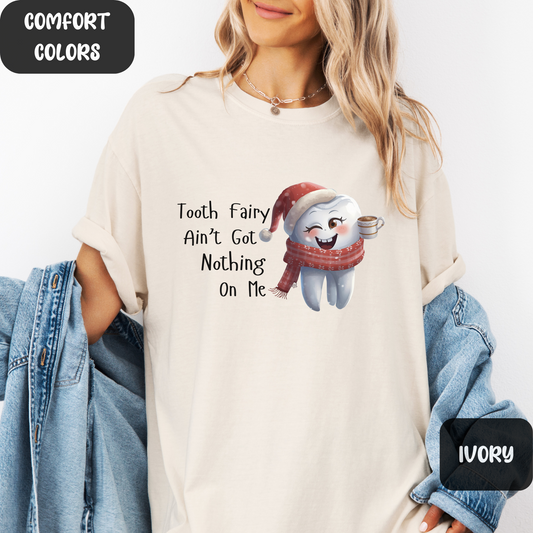 Dental Christmas T-Shirt, Xmas Teeth Tee, Dental Hygienist Shirt, Holiday Dentist Tshirt, Dental Assistant Gift, Dental School, Smiley Teeth Christmas Tee