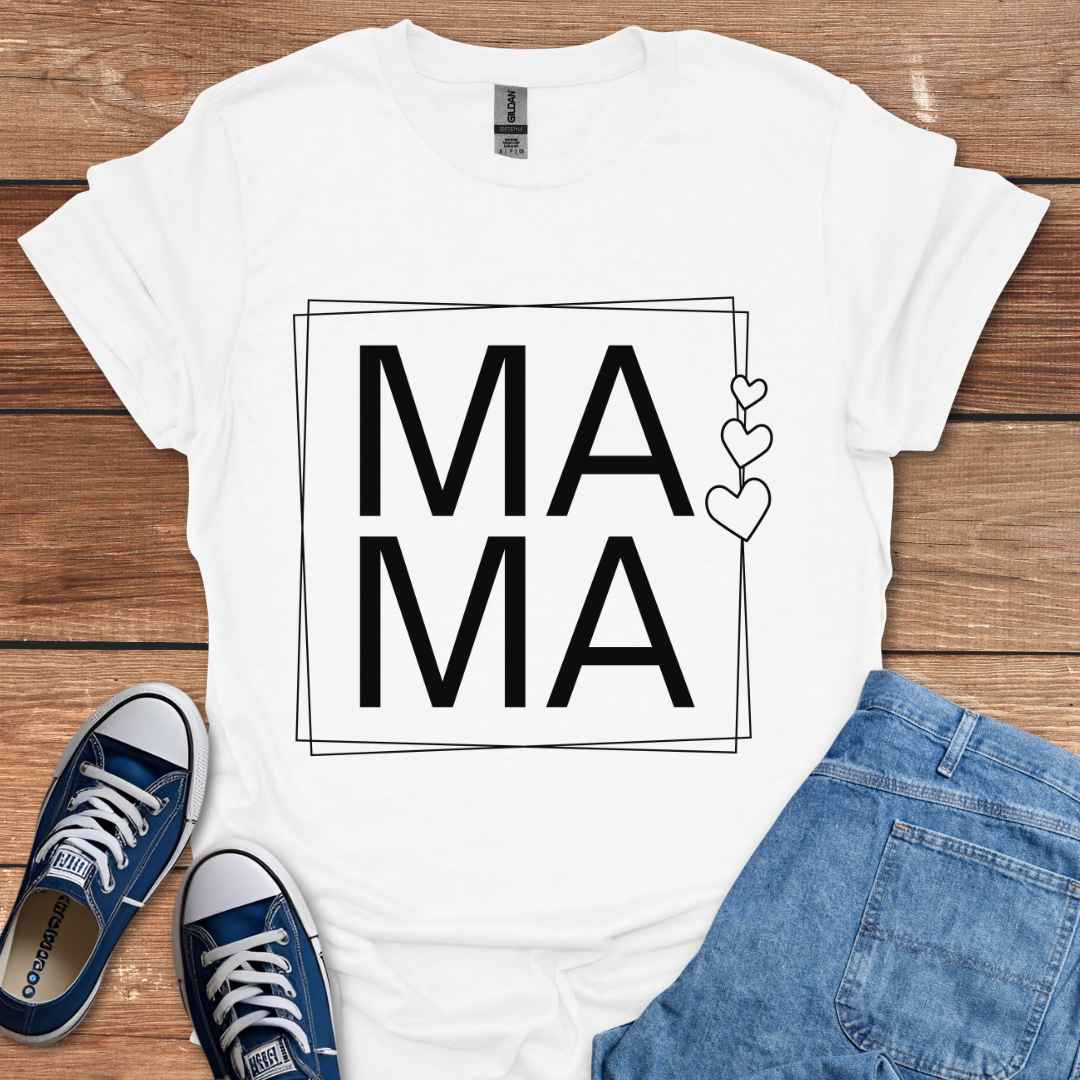 MaMa and Heart T-Shirt