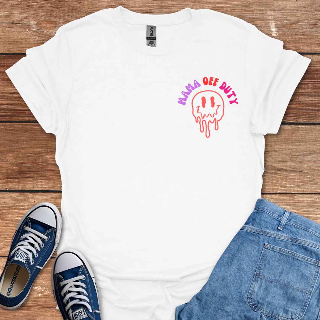 Mama Off Duty T-Shirt, Crest