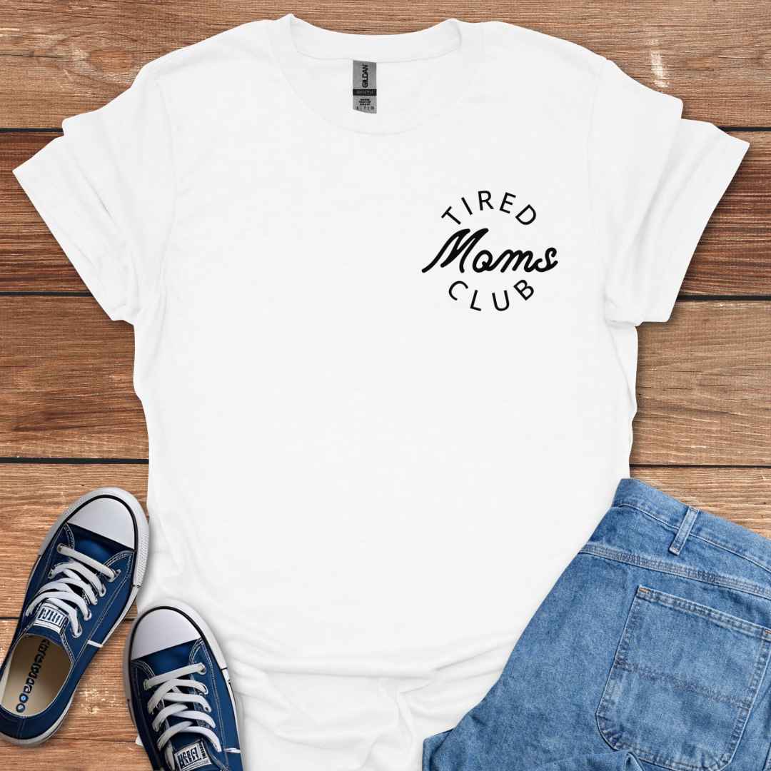 Tired Moms Club Crest T-Shirt