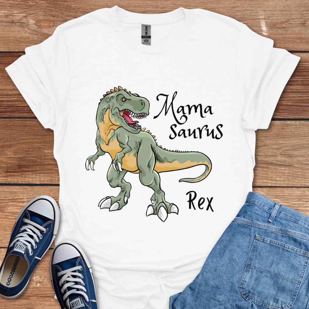 Mama Saurus Rex Graphic T-Shirt