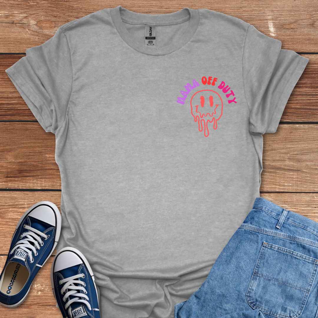 Mama Off Duty T-Shirt, Crest