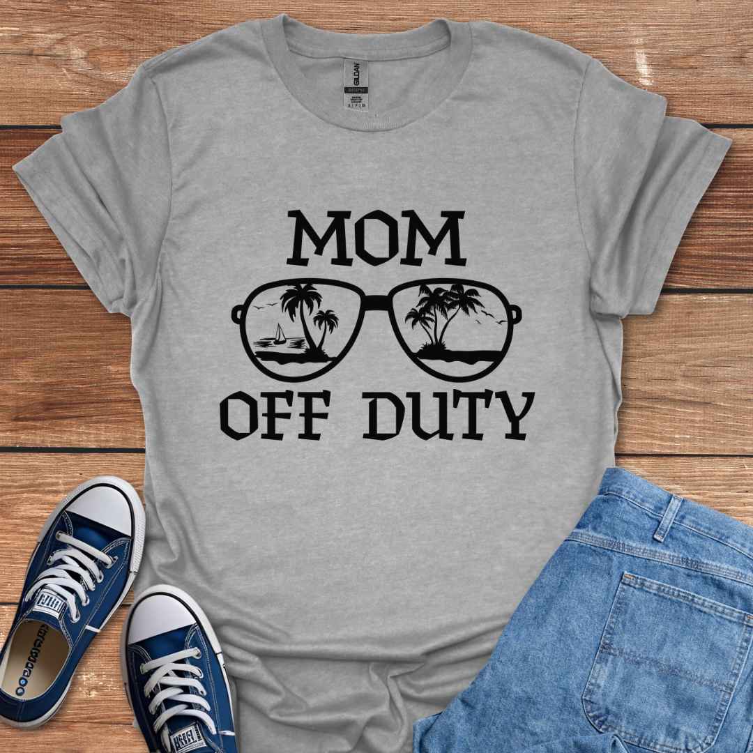 Mom Off Duty Sunglasses Graphic T-Shirt