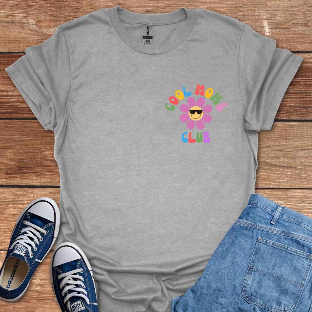 Cool Moms Club Crest Graphic T-Shirt