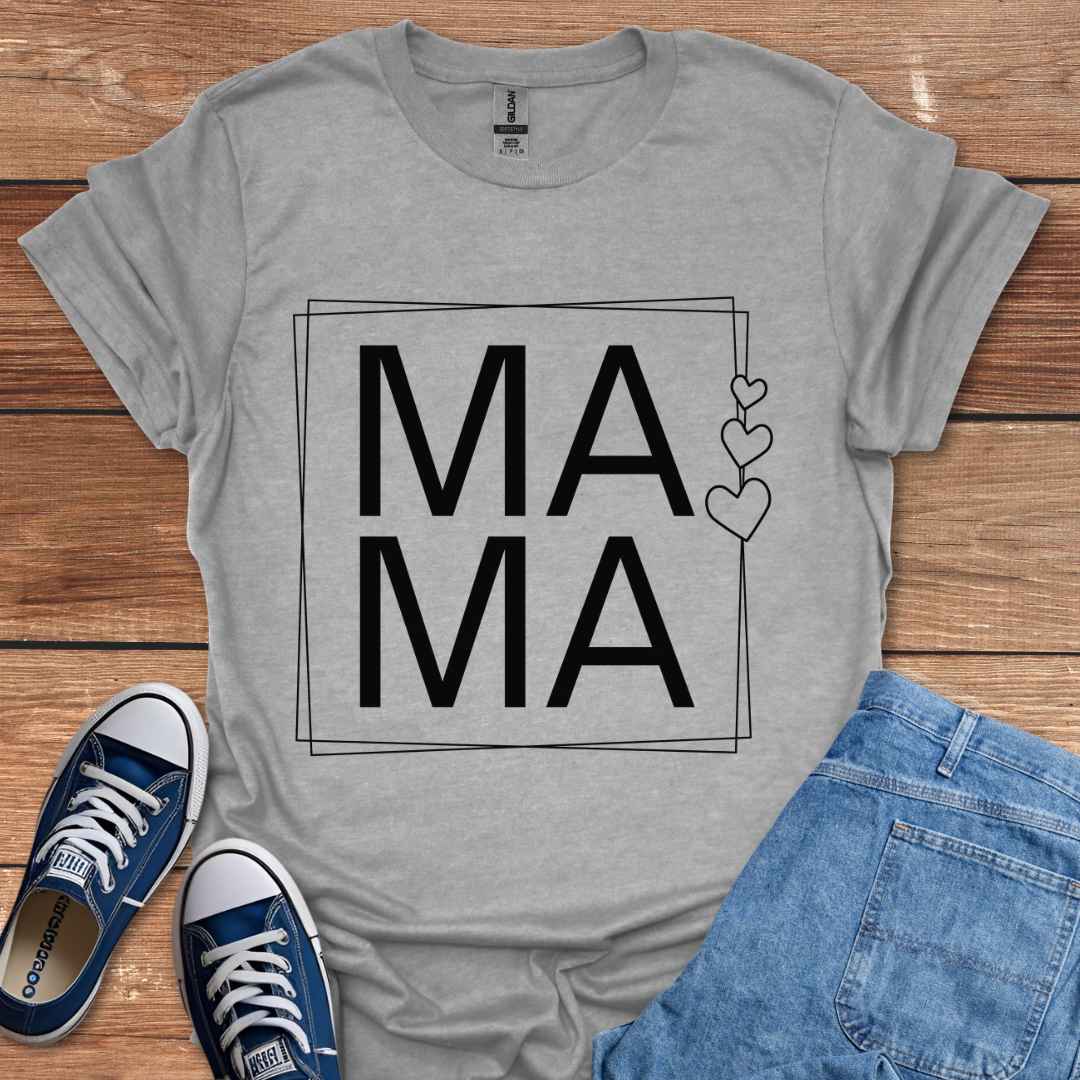 MaMa and Heart T-Shirt