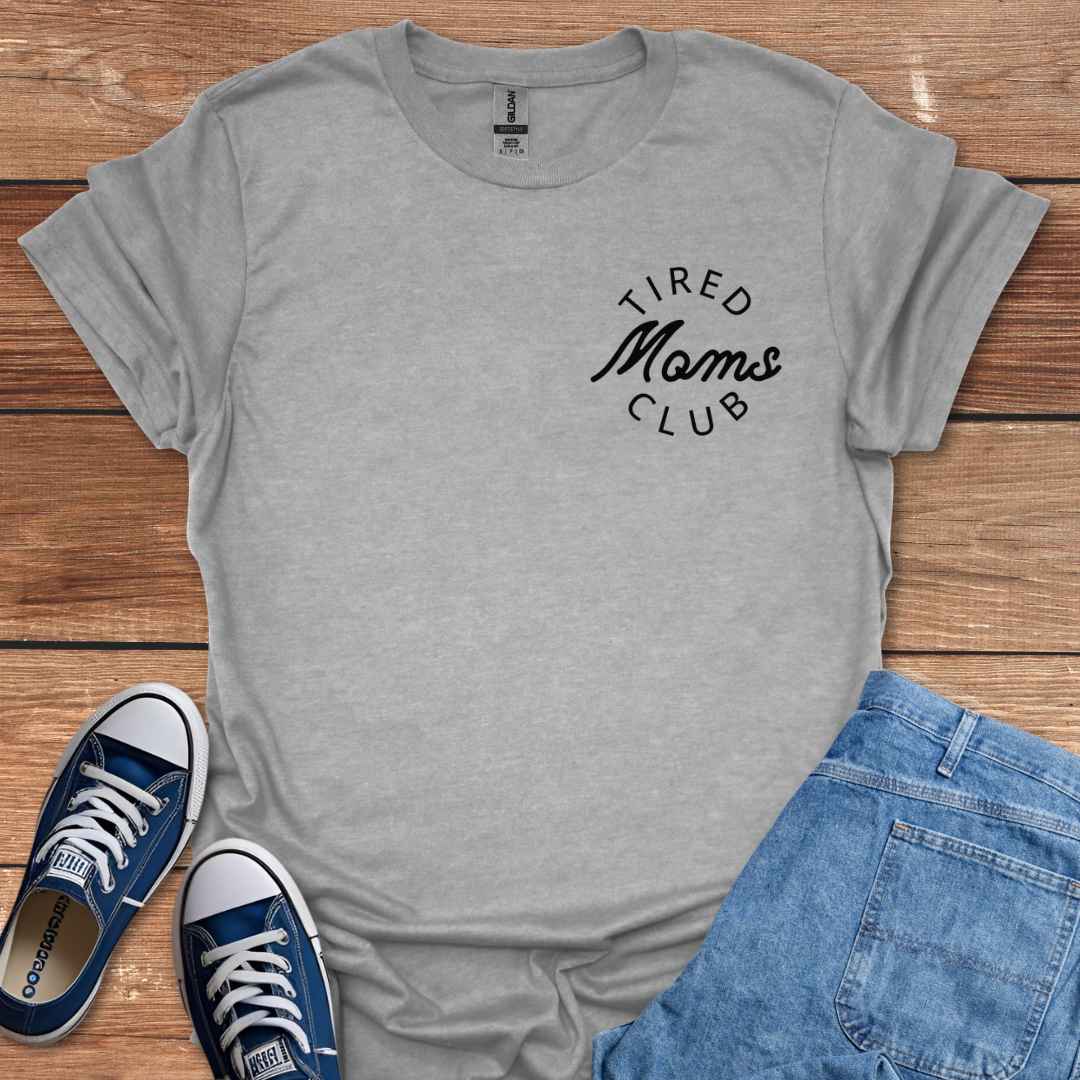Tired Moms Club Crest T-Shirt