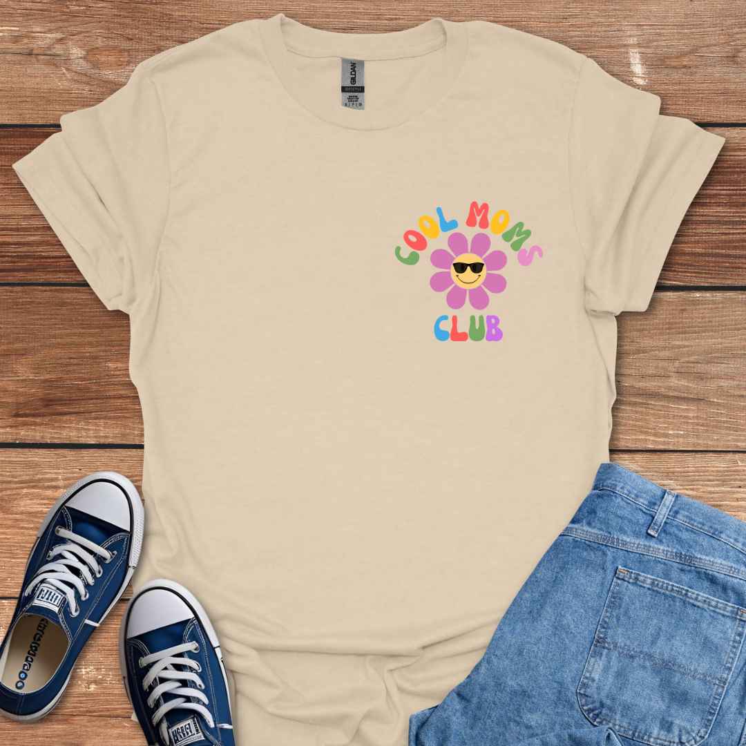 Cool Moms Club Crest Graphic T-Shirt