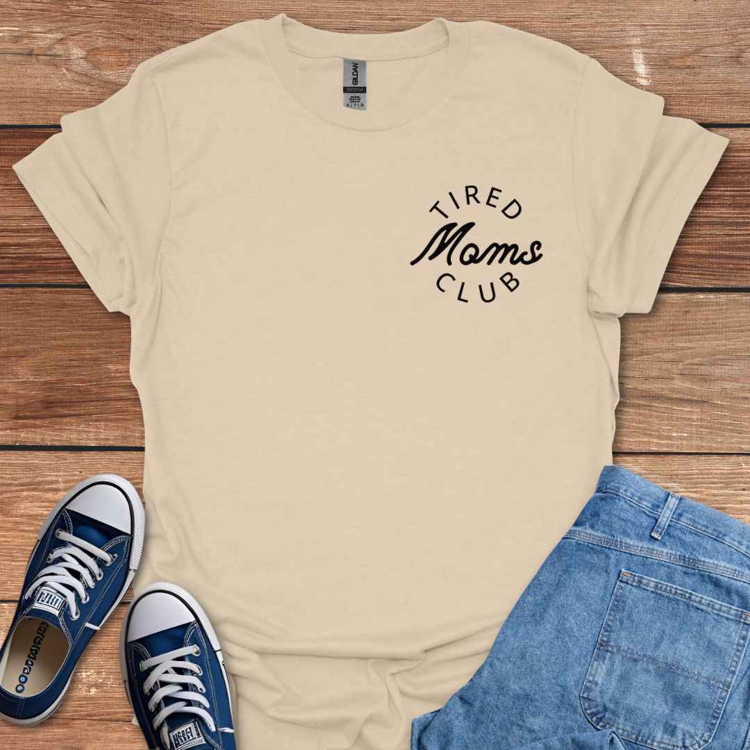 Tired Moms Club Crest T-Shirt