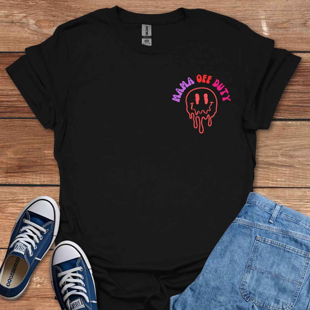 Mama Off Duty T-Shirt, Crest