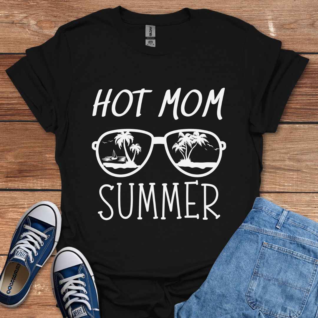 Hot Mom Summer Graphic T-Shirt