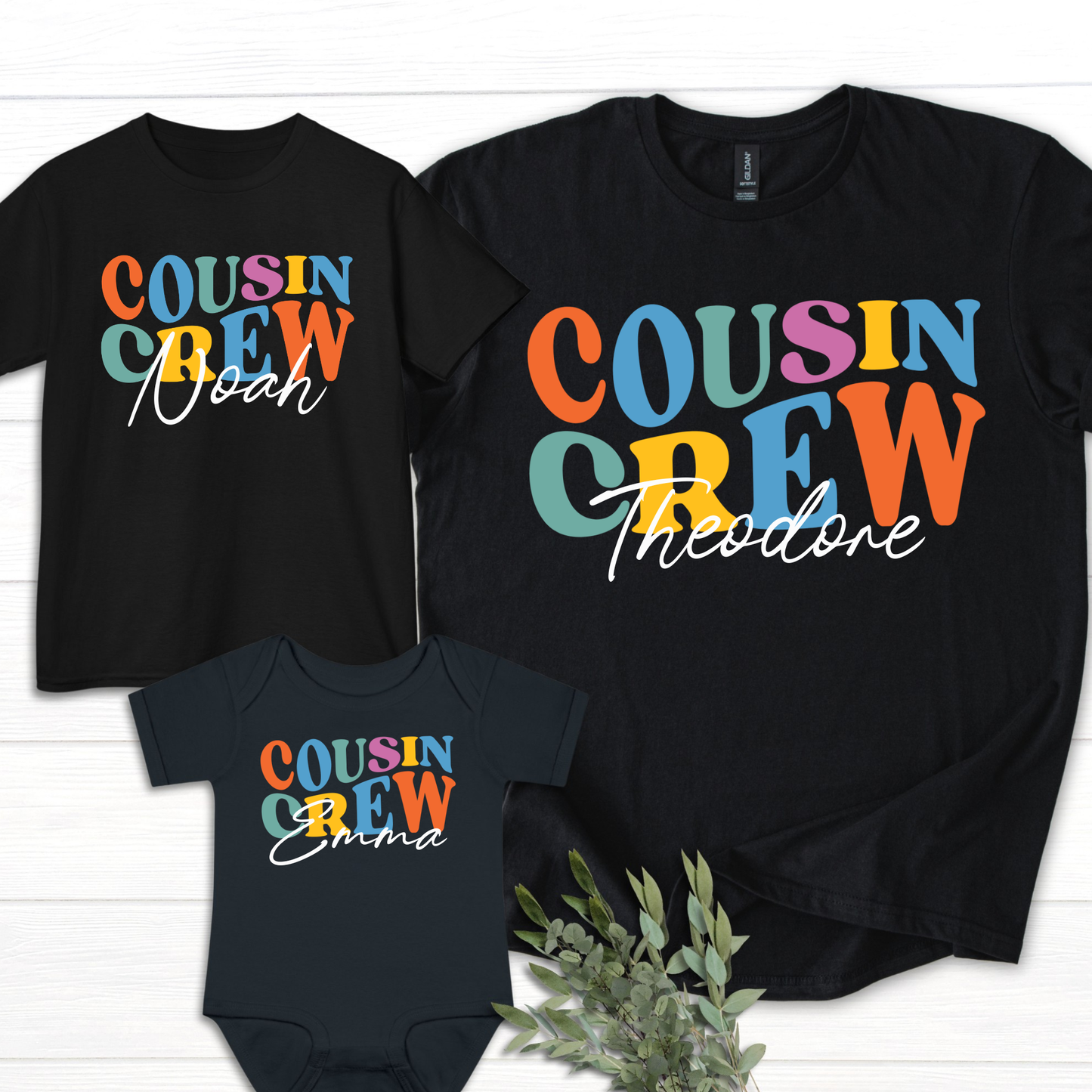 Personalized Cousin Crew Shirts, Cousin Crew Shirts, Cousin Trip, New to the Cousin Crew, Cousin Gathering, Matching Cousins Shirt