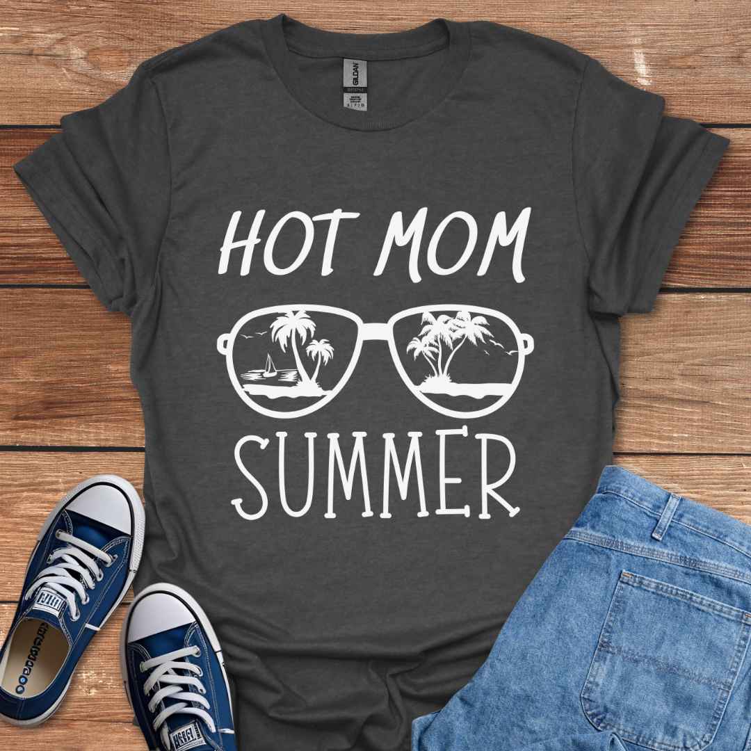 Hot Mom Summer Graphic T-Shirt
