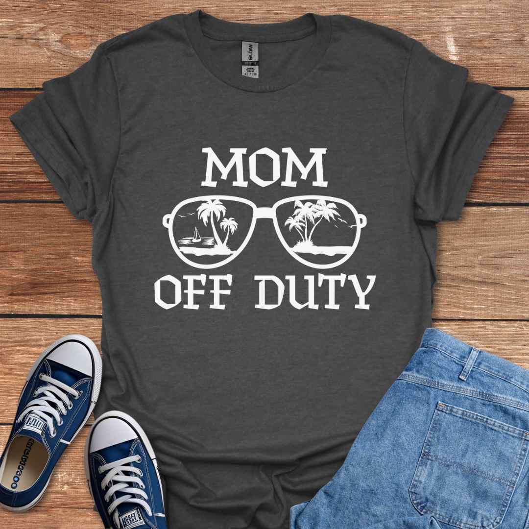 Mom Off Duty Sunglasses Graphic T-Shirt