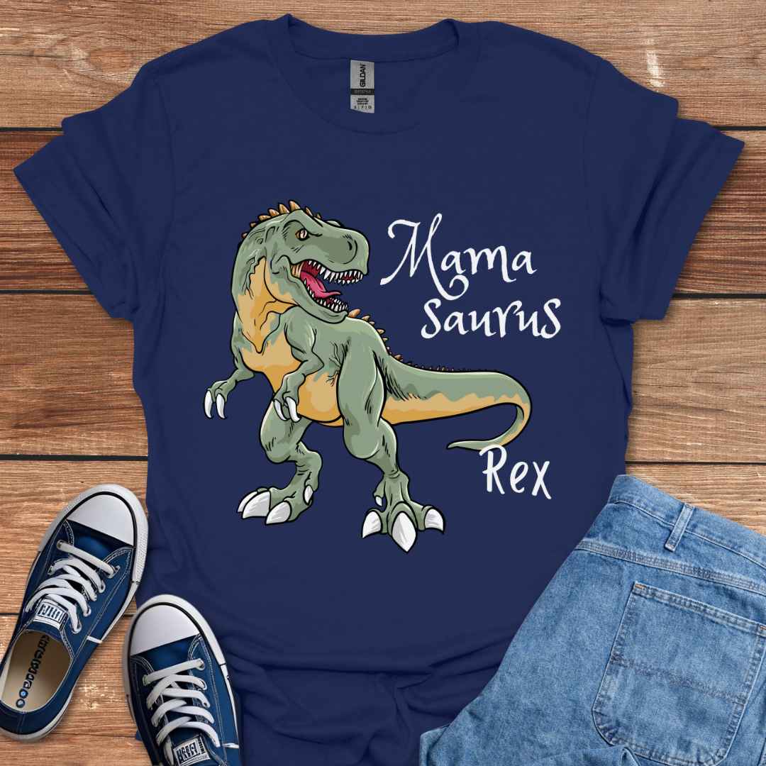 Mama Saurus Rex Graphic T-Shirt