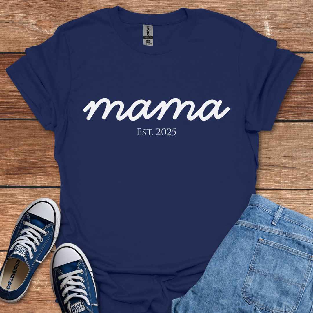 Mama Est. 2025 Graphic T-Shirt