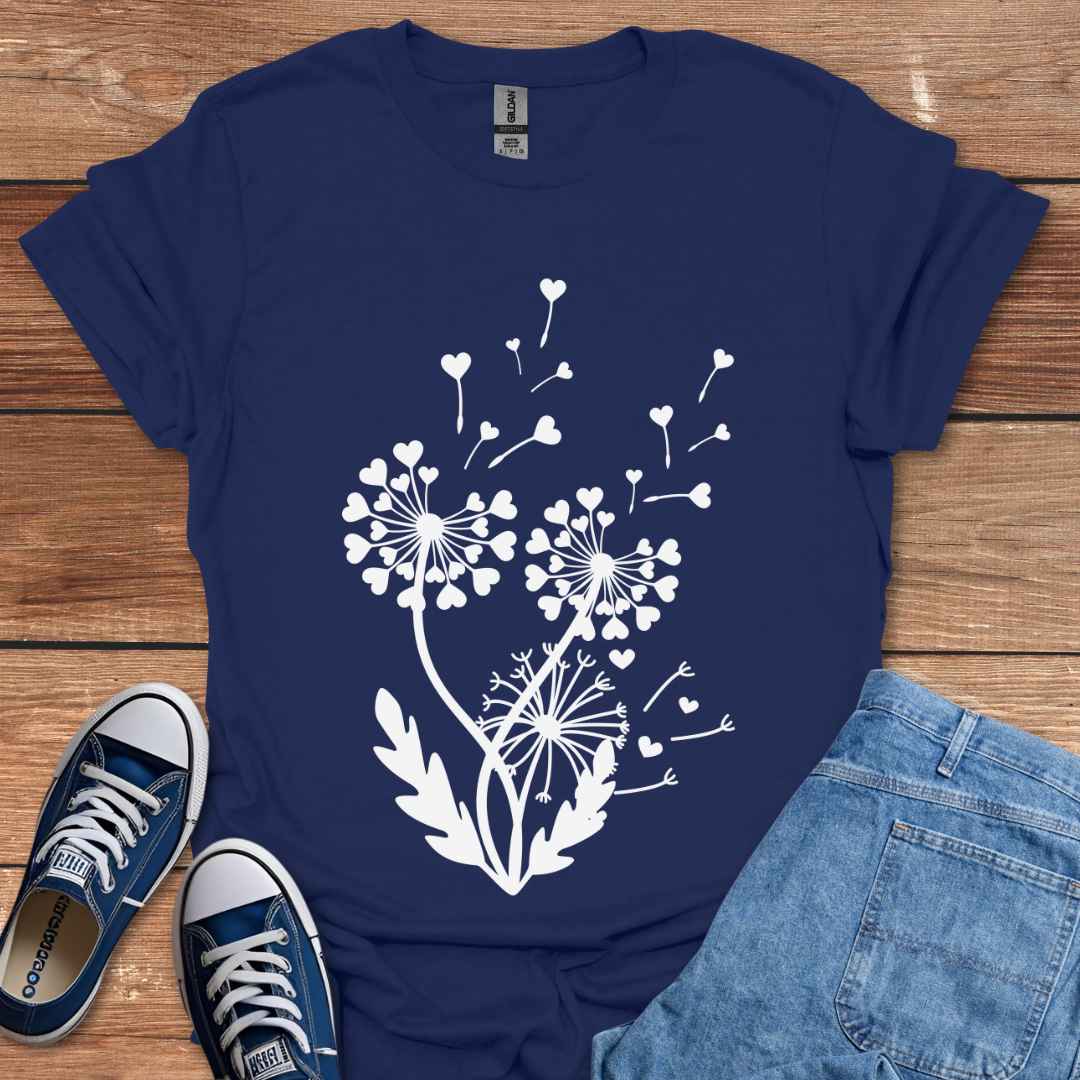 Dandelion Hearts Graphic T-Shirt