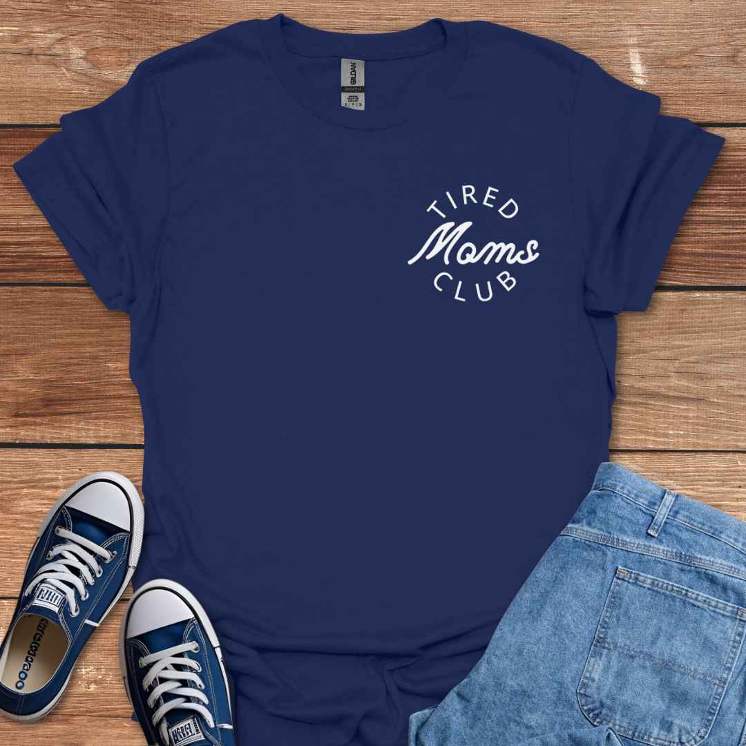 Tired Moms Club Crest T-Shirt
