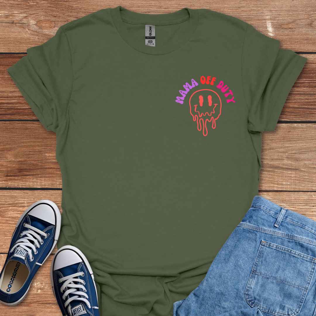 Mama Off Duty T-Shirt, Crest