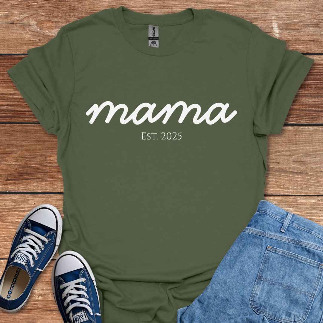 Mama Est. 2025 Graphic T-Shirt
