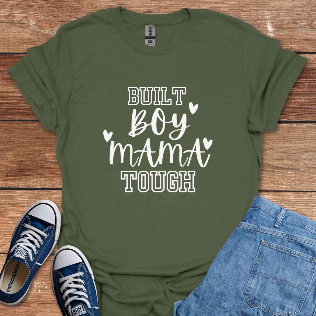 Built Boy Mama Tough Graphic T-Shirt