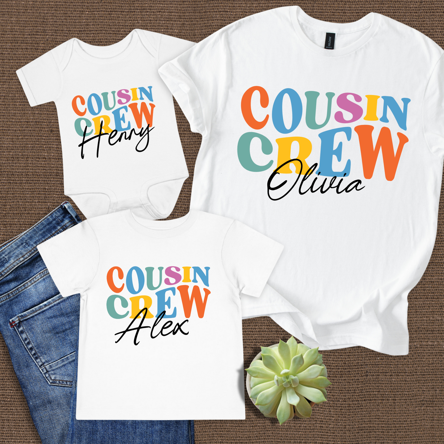 Personalized Cousin Crew Shirts, Cousin Crew Shirts, Cousin Trip, New to the Cousin Crew, Cousin Gathering, Matching Cousins Shirt